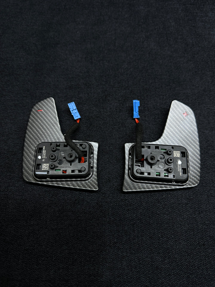 BMW G-SERIES MATTE CARBON STYLE SHIFT PADDLES