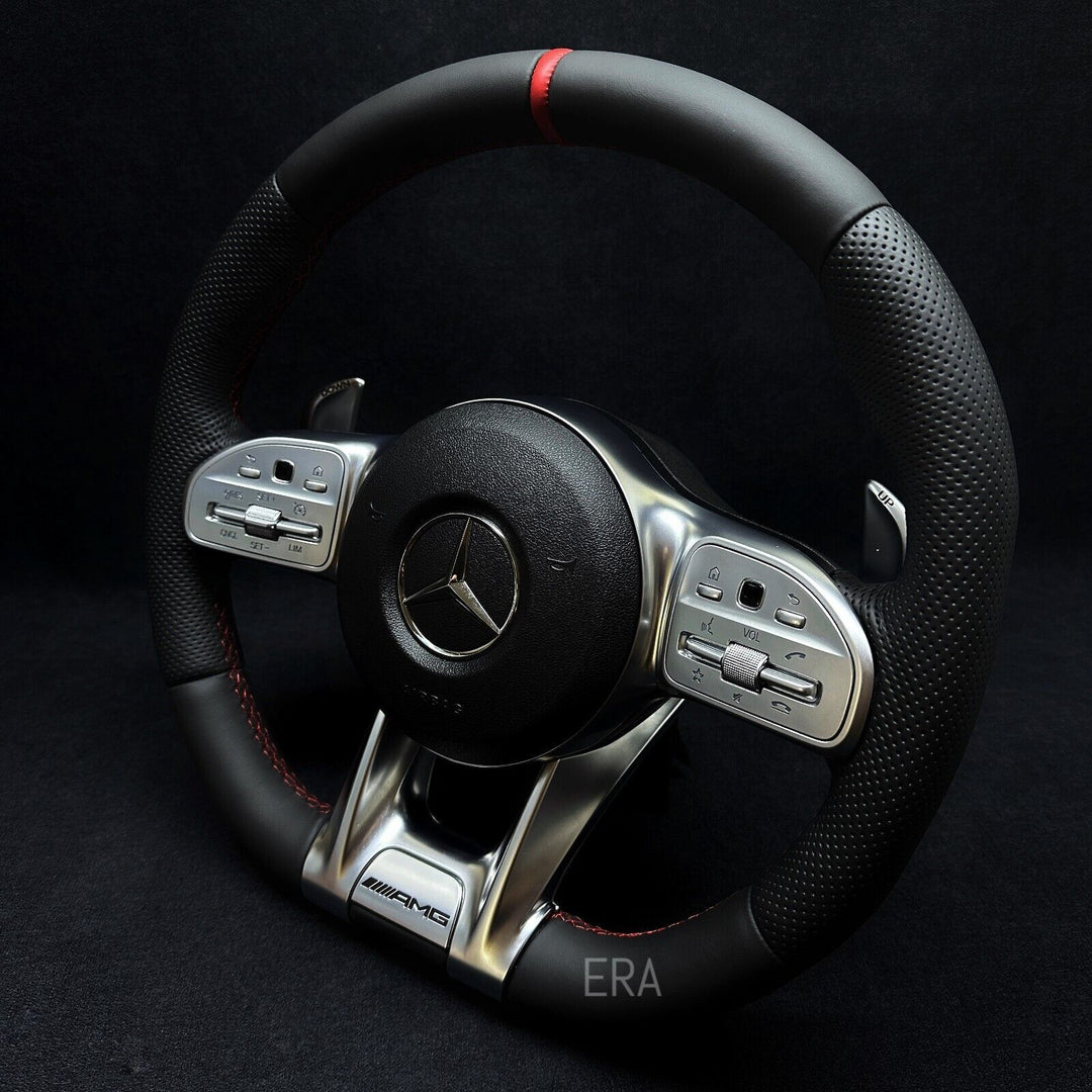 Mercedes benz amg steering wheel nappa leather