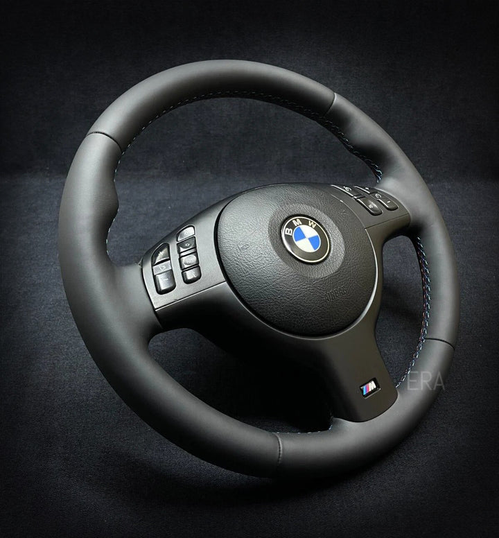 NAPPA LEATHER steering wheel REFURBISHED TRIM  M STITCHING