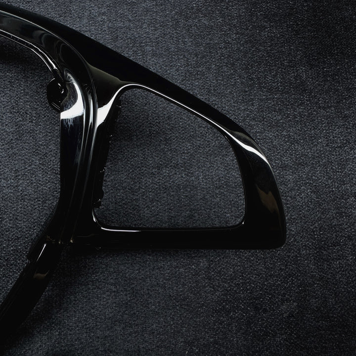 Sleek piano black steering wheel trim  for Mercedes-Benz models
