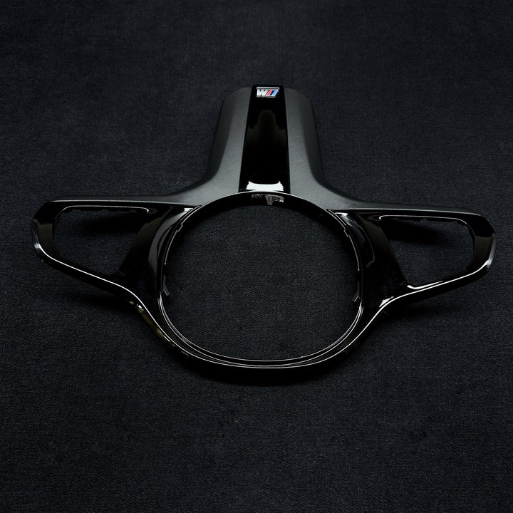black piano trim piece for BMW steering wheel m performance matte 