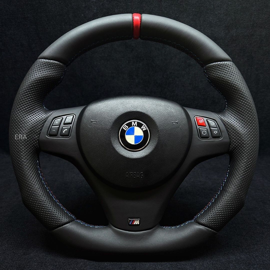 bmw M RED BUTTON STEERING WHEEL