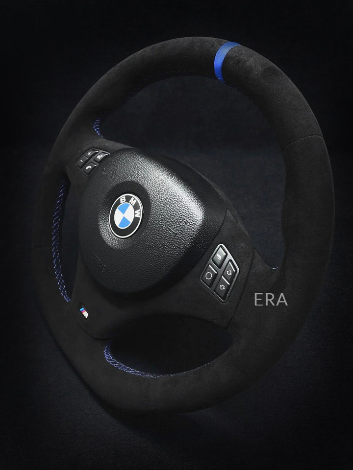 bmw e90 blue stripe blue stitching steering wheel