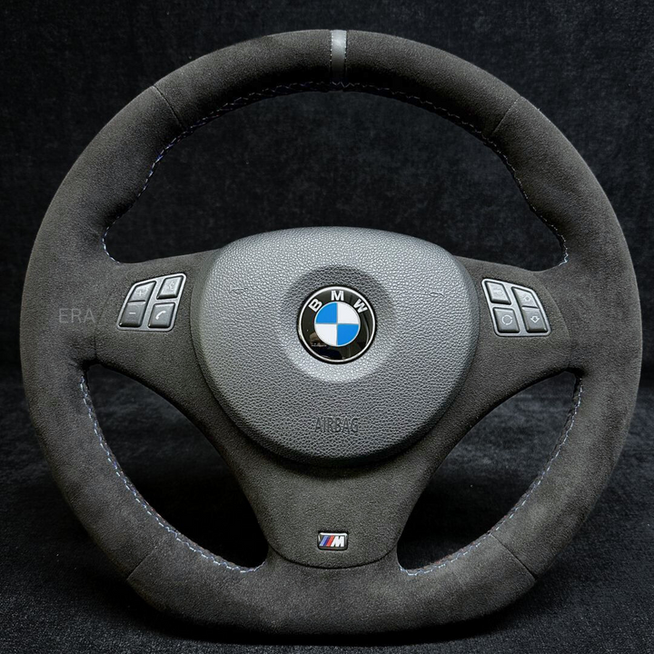 bmw e90 e81 alcantara leather m stitching steering wheel