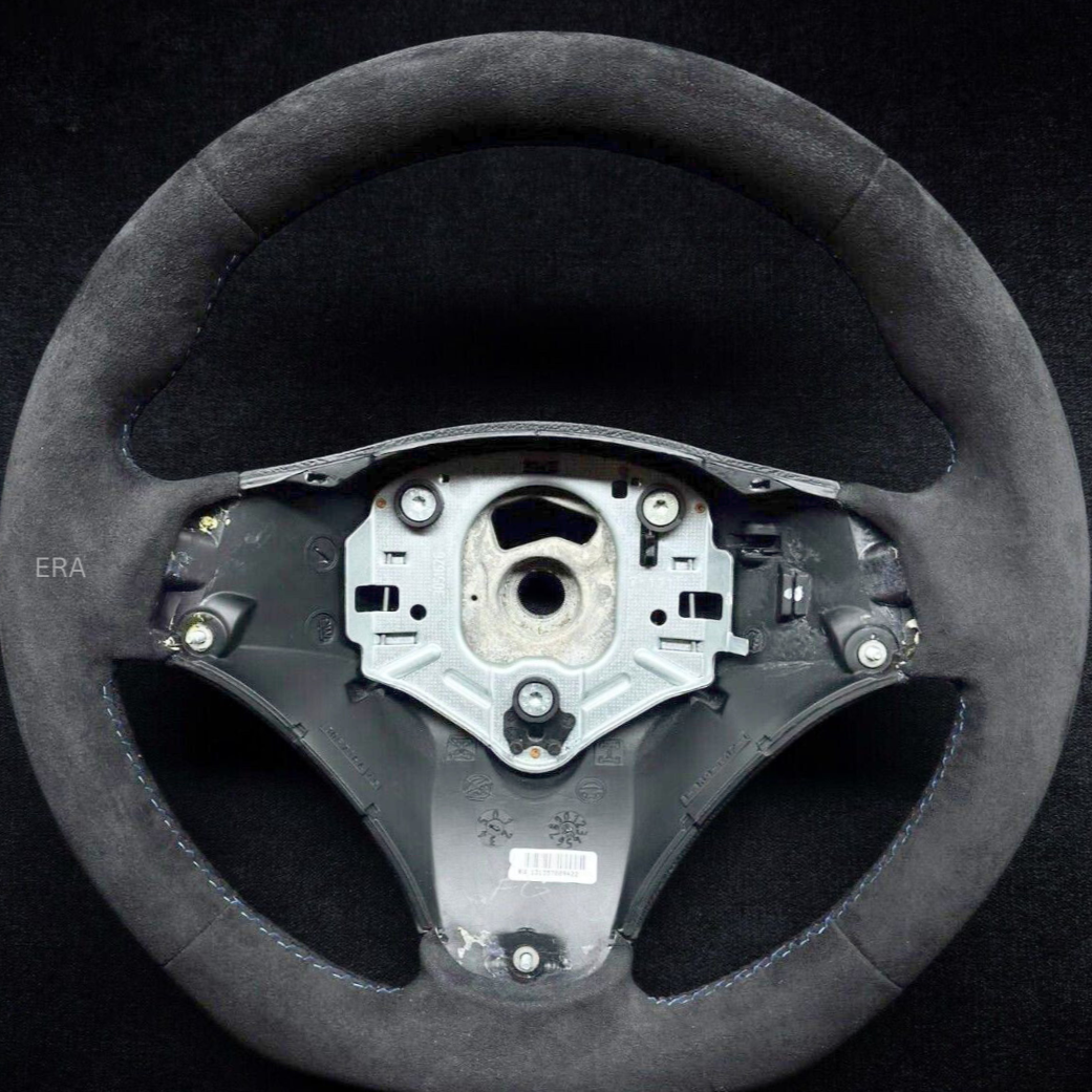 bmw e90 e81 alcantara leather steering wheel frame