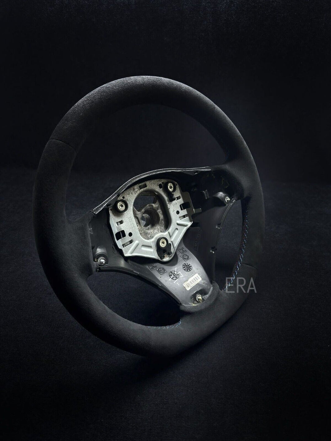 bmw e90 e81 alcantara leather steering wheel frame m stitching flat bottom