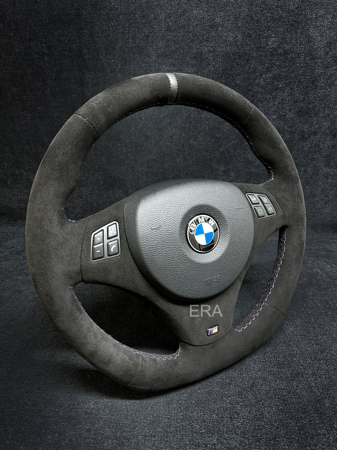 bmw e90 e81 alcantara trim new leather m performance stitching steering wheel 