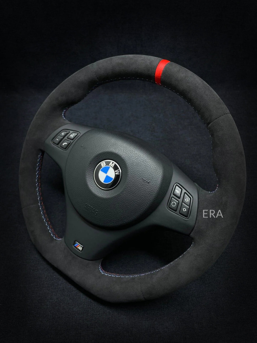 bmw e90 e91 e81 e84 e87 steering wheel flat bottom leather trim