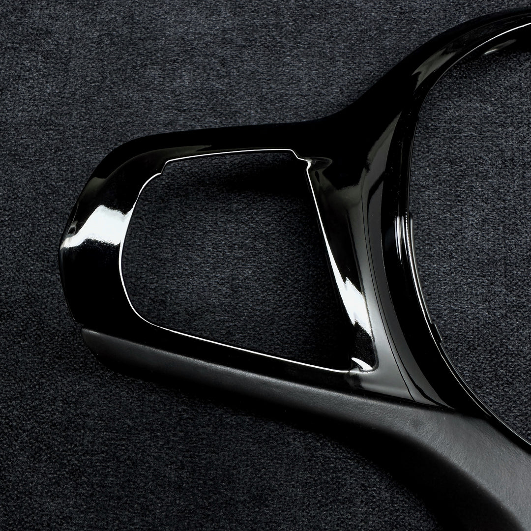 bmw g series steering wheel black piano style trim 