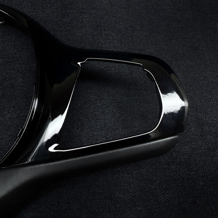 bmw g series steering wheel trim black piano style