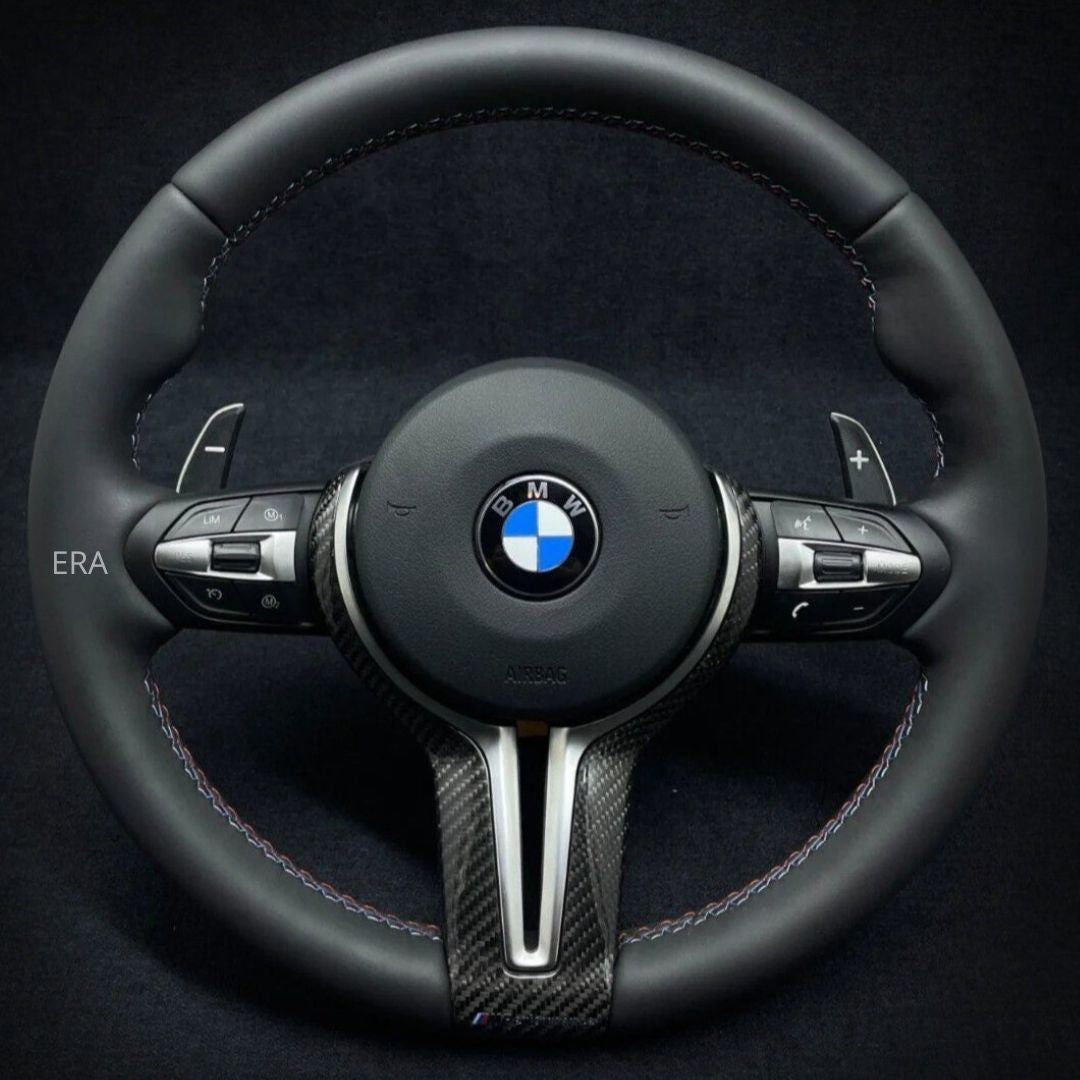 bmw steering wheel carbon fibre