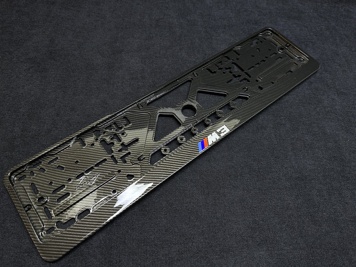 carbon fibre license plate for bmw m3 competition 