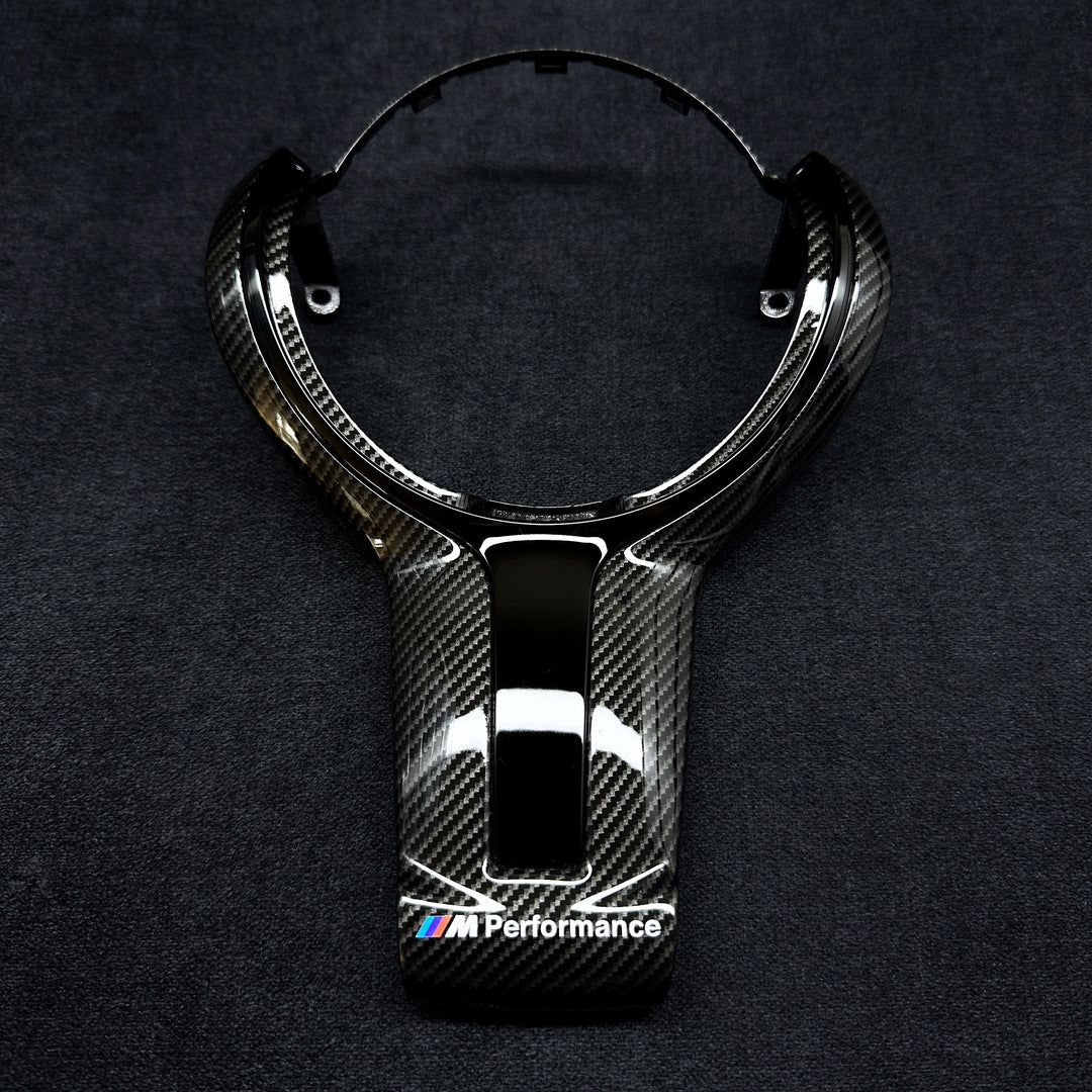 carbon m performance bmw steering wheel trim