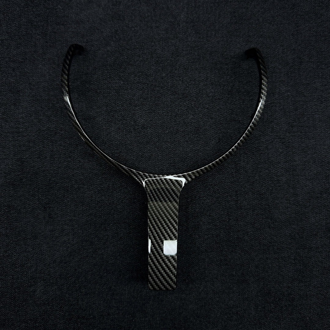 carbon middle trim for bmw f series steering wheel 