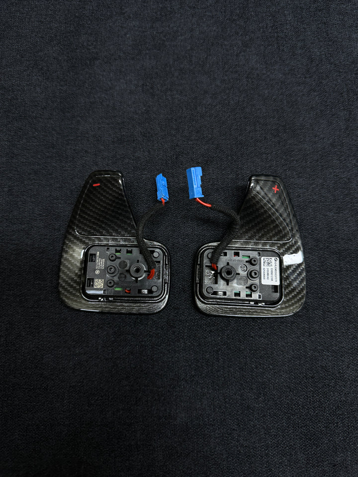 carbon style shift paddles for bmw f series