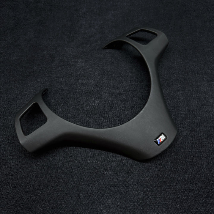 custom black matte bmw steering wheel trim m performance