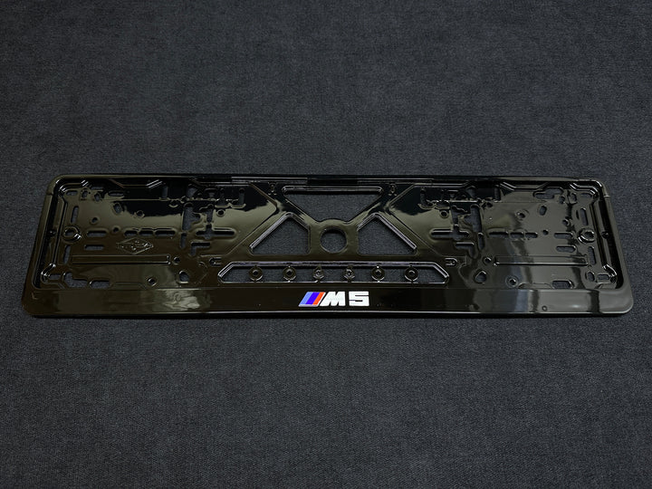 license plate for BMW M5 with piano black style