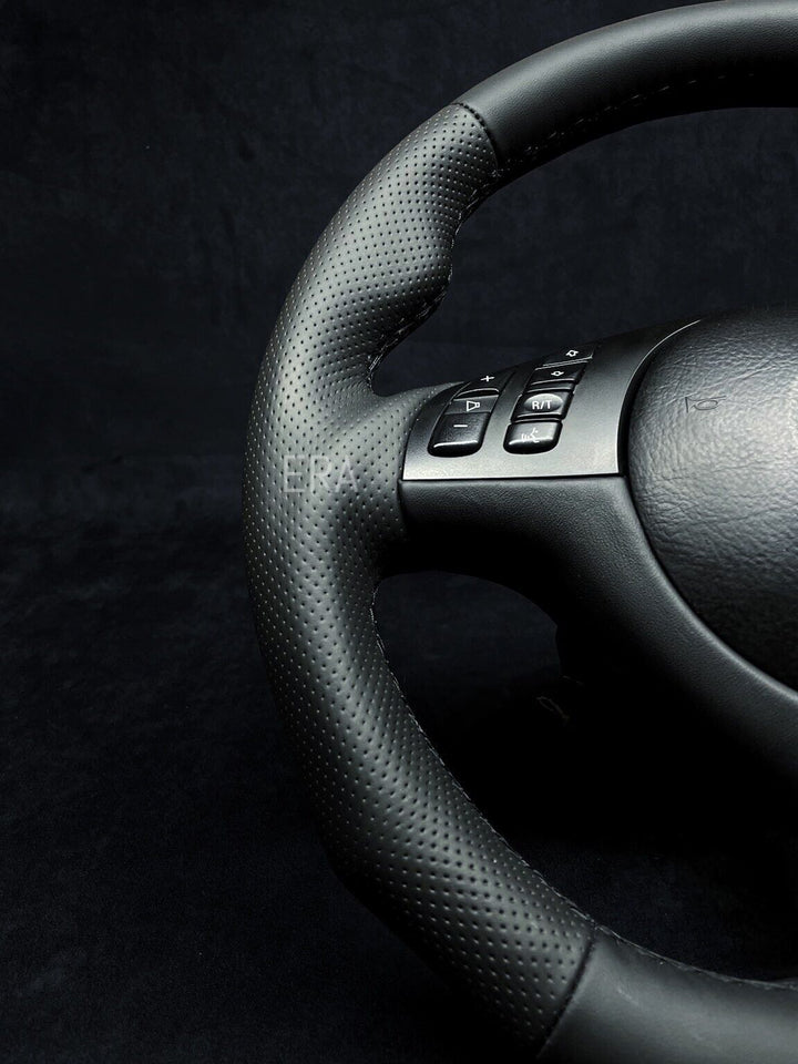   perforated leather BMW STEERING WHEEL 