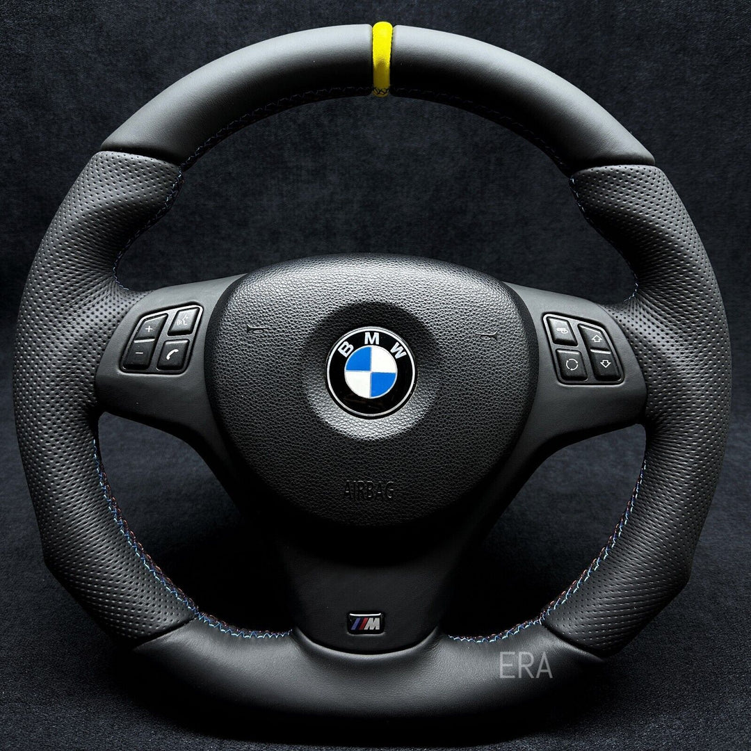 BMW YELLOW STRIPE E90 STEERING WHEEL 