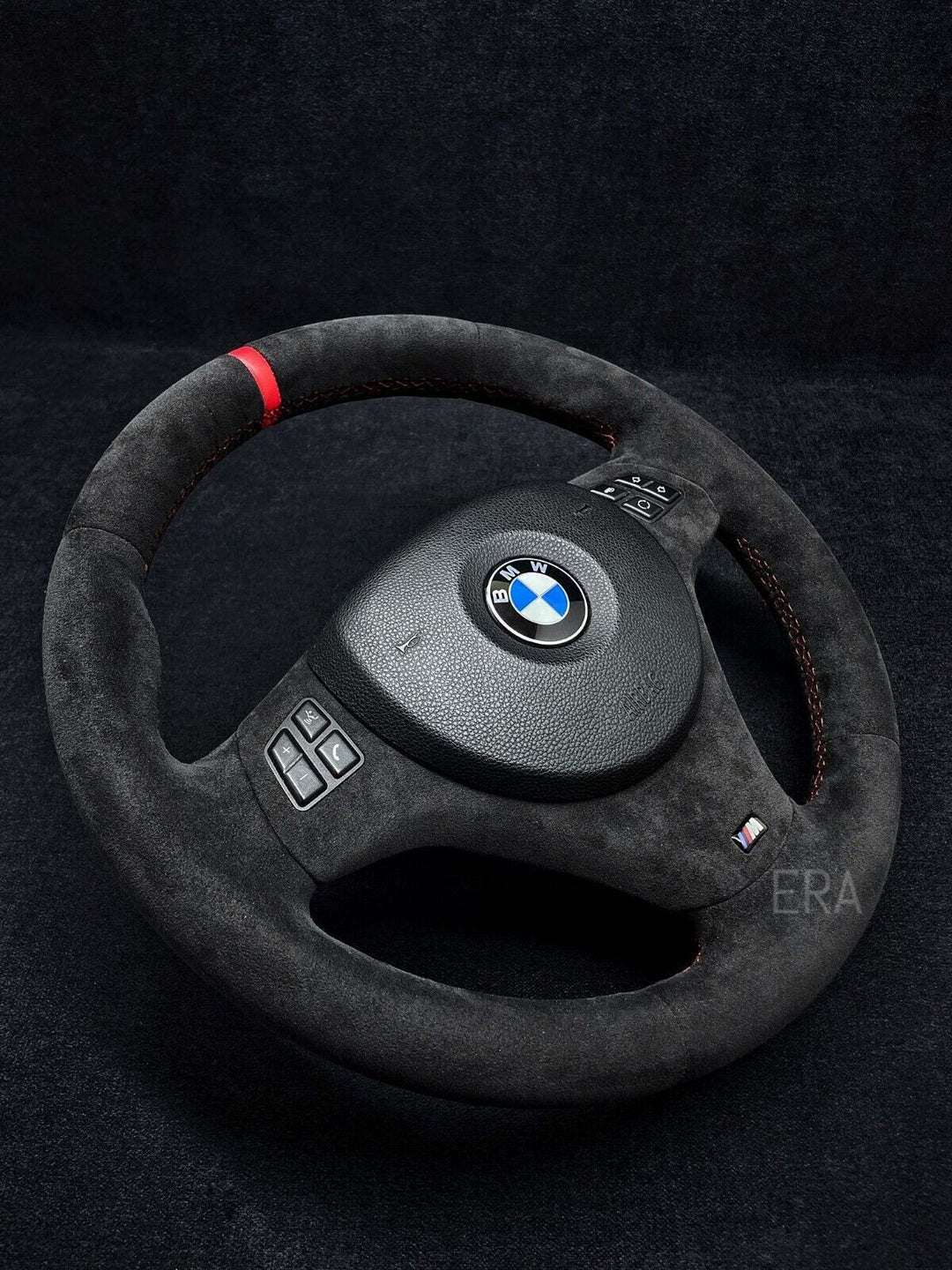 bmw m sport steering wheel alcantara trim for e91