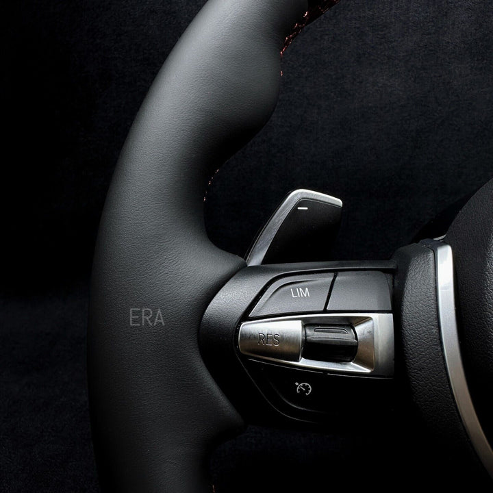 BMW F-SERIES NAPPA / RED STITCHING / SHIFT PADDLES