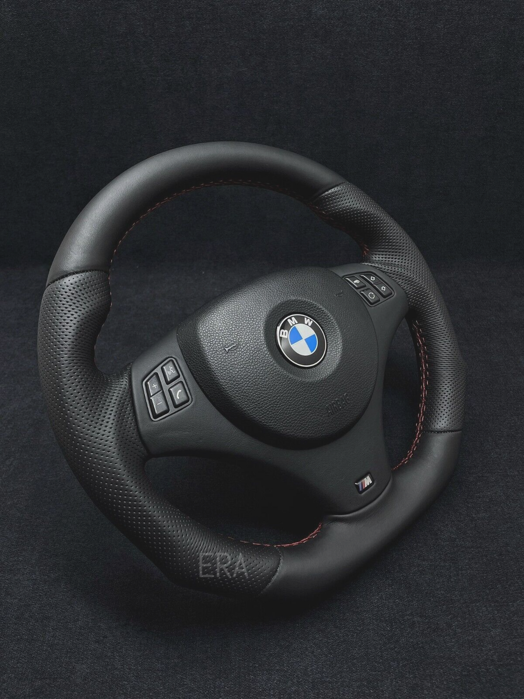 BMW E9X-E8X NAPPA-PERFORATED / RED STITCHING / LEATHER TRIM / SHAPED