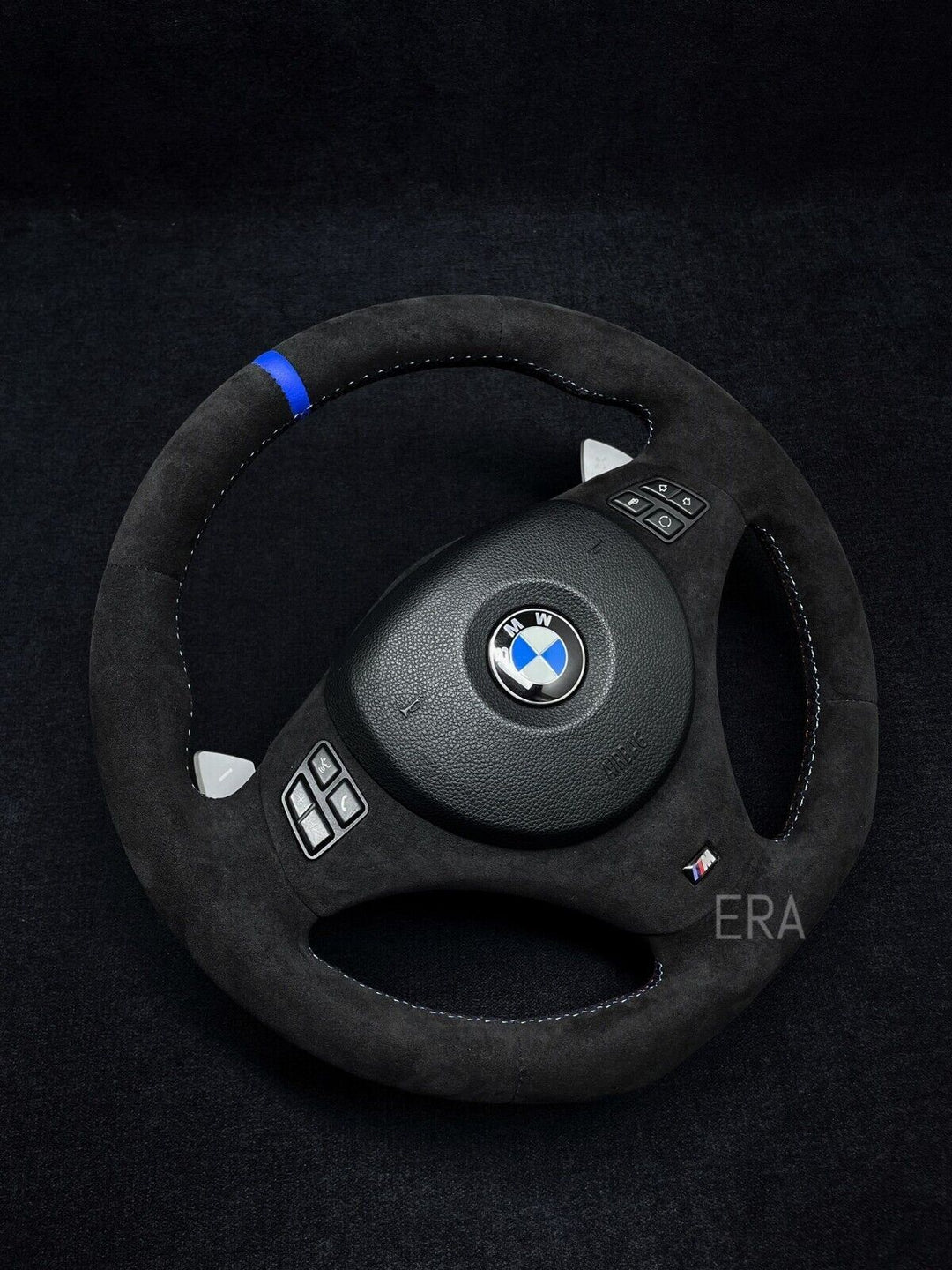 BMW E90 FLAT BOTTOM M PERFORMANCE STEERING WHEEL