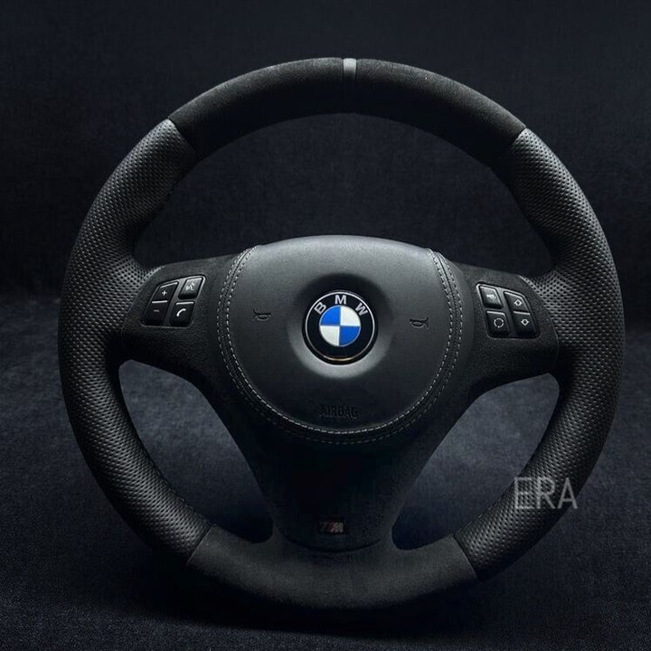 BMW M SPORT E90 STEERING WHEEL WITH LEATHER AIRBAG