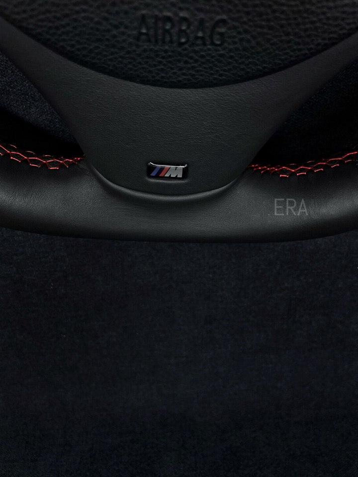 BMW E9X-E8X NAPPA-PERFORATED / RED STITCHING / LEATHER TRIM / SHAPED