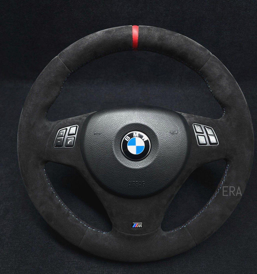 BMW E90 STEERING WHEEL WITH RED STRIPE 