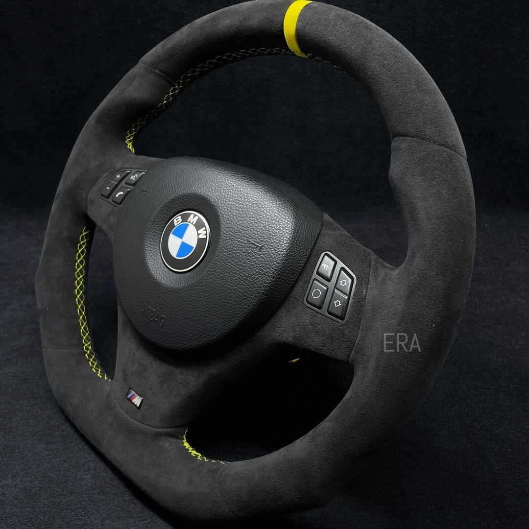 BMW YELLO STITCHED E90 STEERING WHEEL