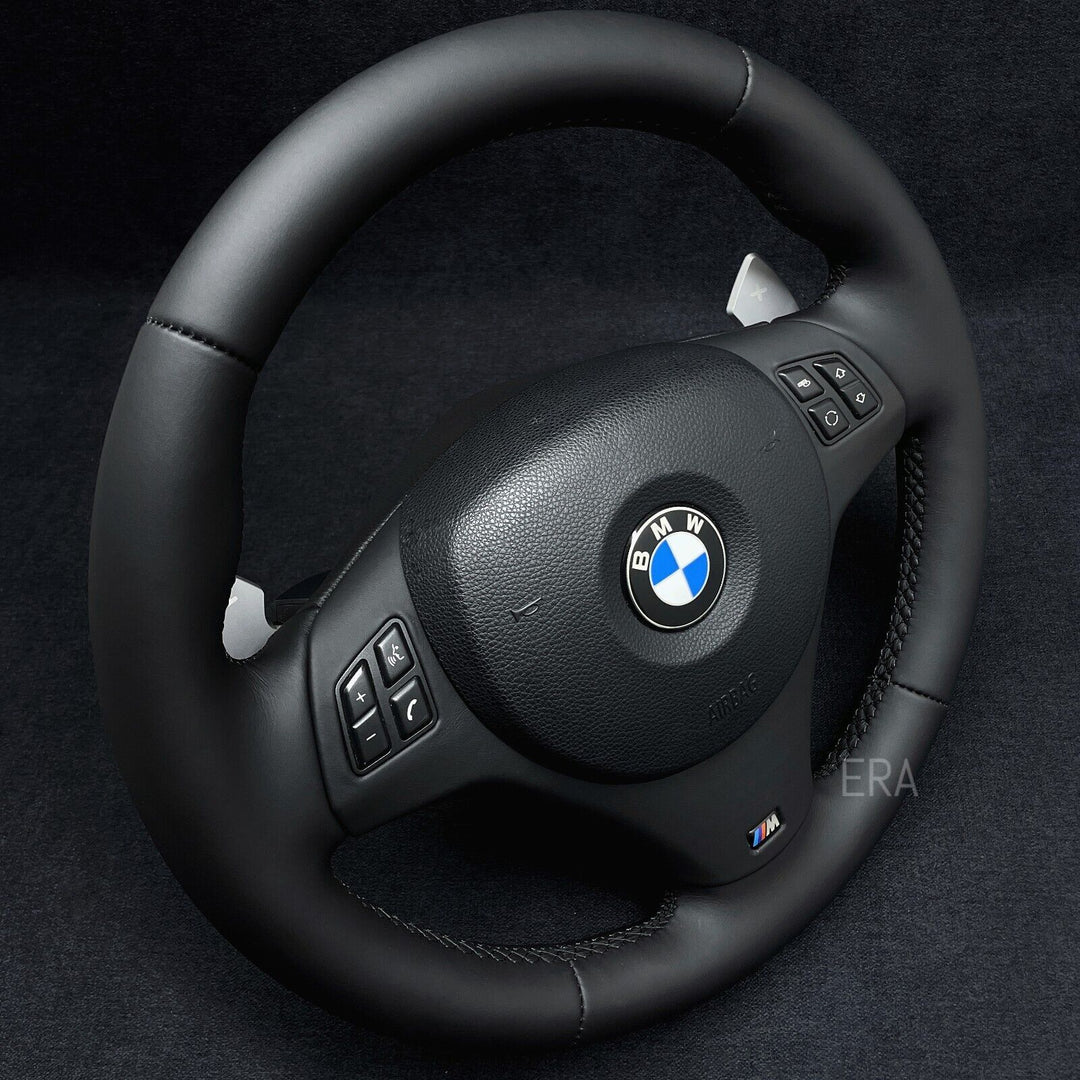 BMW E9X-E8X NAPPA / BLACK STITCHING / LEATHER TRIM / DCT PADDLES