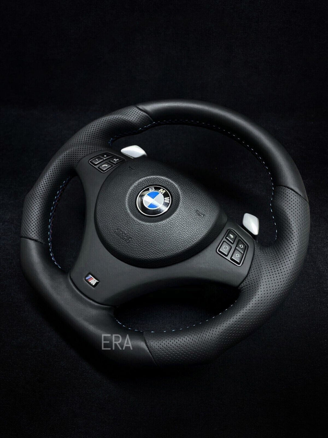 BMW E9X-E8X NAPPA-PERFORATED / M STITCHING / LEATHER TRIM / SHIFT PADDLES / SHAPED