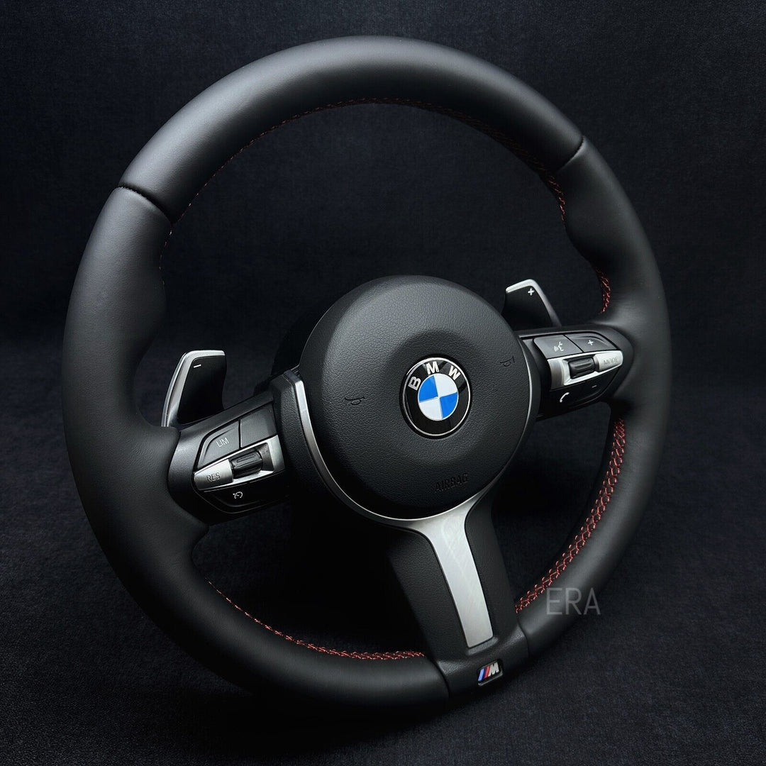 BMW F-SERIES NAPPA / RED STITCHING / SHIFT PADDLES