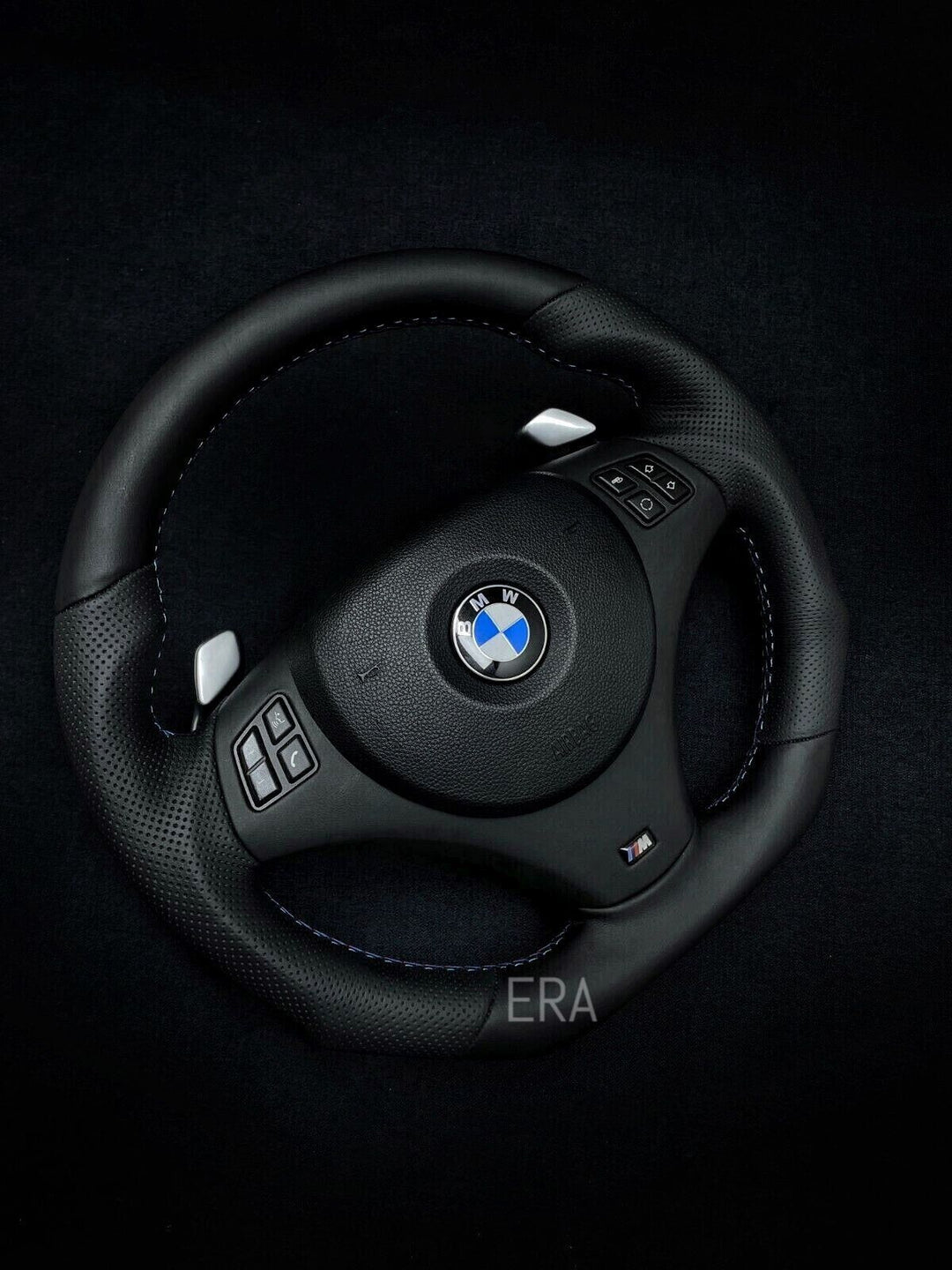 BMW E9X-E8X NAPPA-PERFORATED / M STITCHING / LEATHER TRIM / SHIFT PADDLES / SHAPED