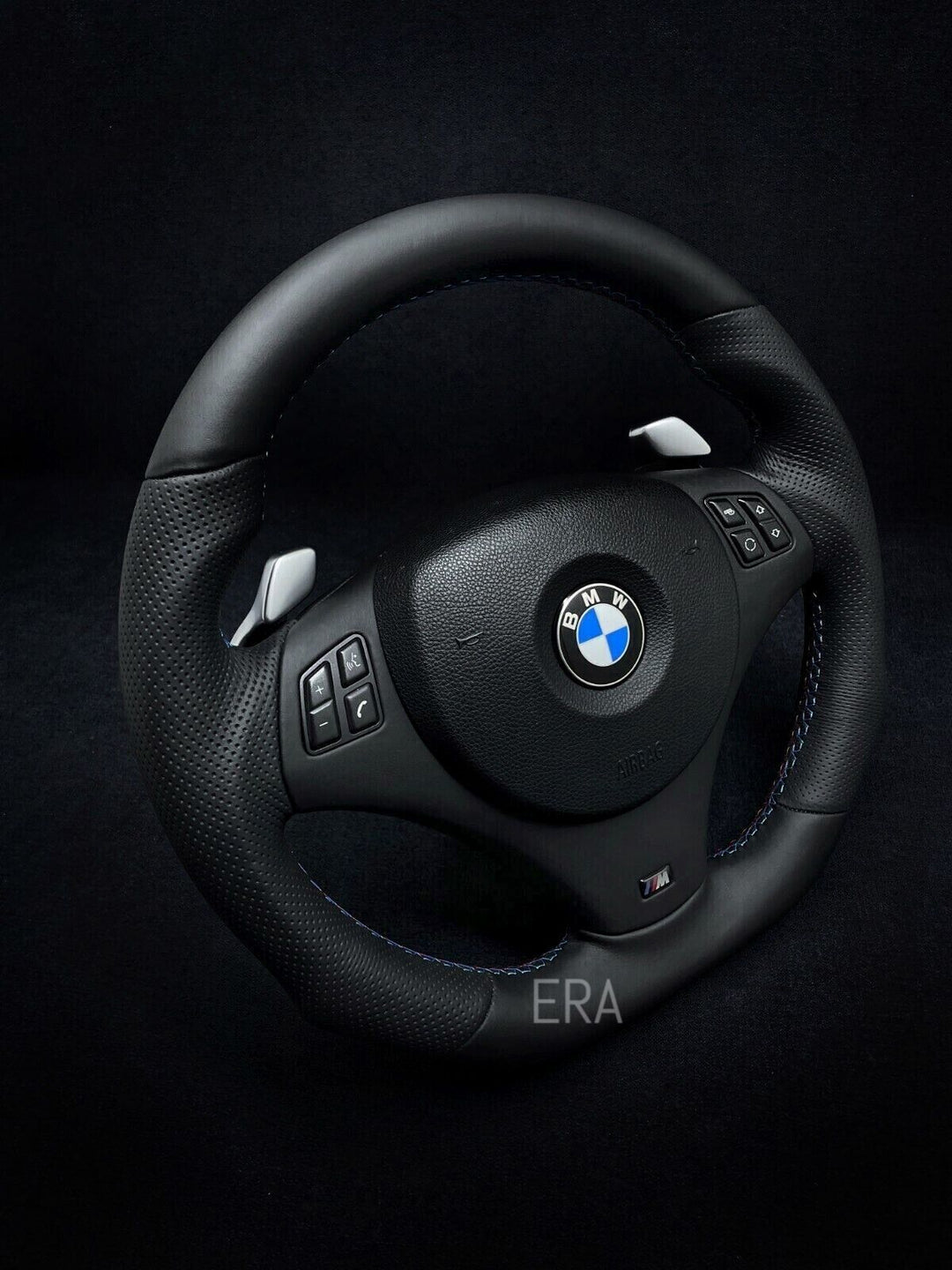 BMW E9X-E8X NAPPA-PERFORATED / M STITCHING / LEATHER TRIM / SHIFT PADDLES / SHAPED