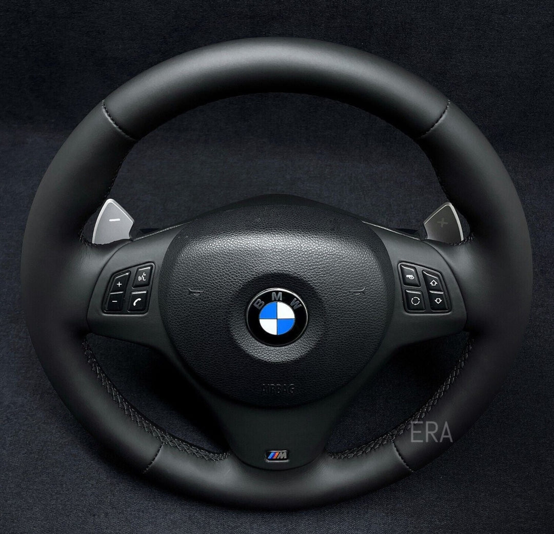 BMW E9X-E8X NAPPA / BLACK STITCHING / LEATHER TRIM / DCT PADDLES