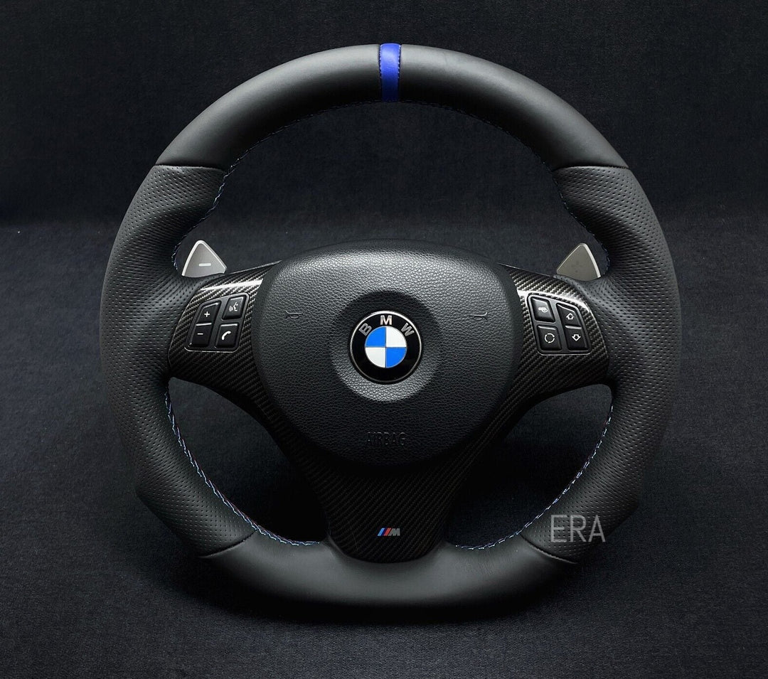 custom made flat bottom steering wheel dct e90 