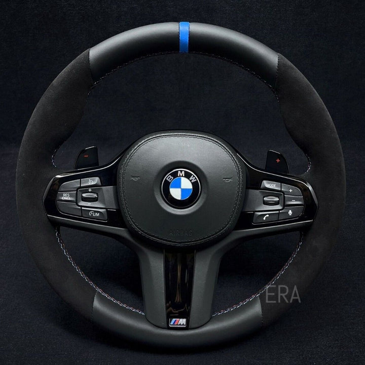 BMW G-SERIES NAPPA-ALCANTARA / BLUE STRIPE